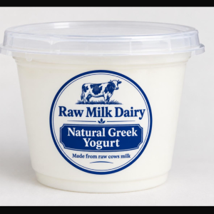 Natural Yogurt made from raw milk